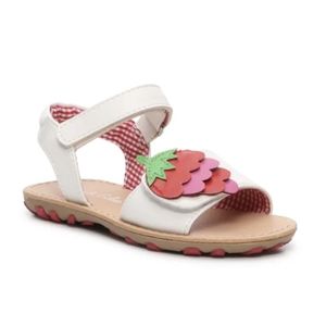 NIB Olive & Edie Lil' Sweetie Sandal Strawberry Appliqué Shoe Size 5T